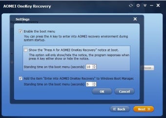 Aomei onekey recovery как пользоваться